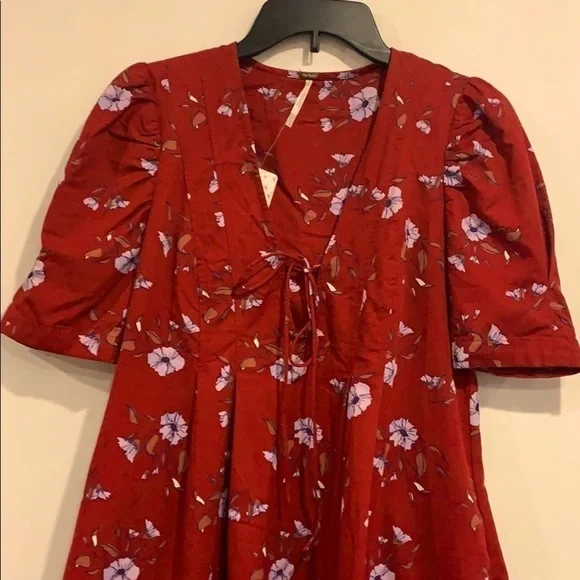 NWT Free People Adelle Floral Printed Tunic Dress - Picture 5 of 10